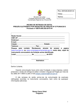 1 RECIBO DE RETIRADA DE EDITAL PREG&Atilde;O