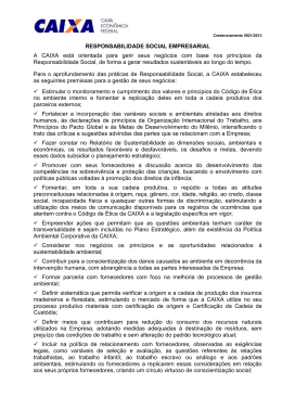 RESPONSABILIDADE SOCIAL EMPRESARIAL A CAIXA est&aacute;