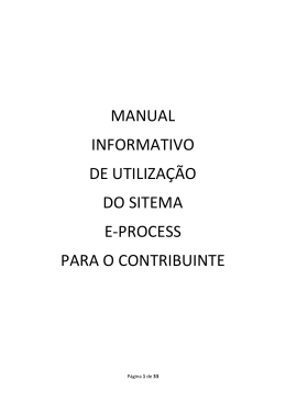 Manual e-Process - Sefaz