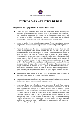 Tópicos para a Prática de BR50 Texto traduzido e adaptado