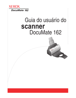 Guia do usu&aacute;rio do scanner DocuMate 162