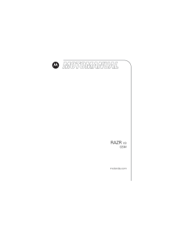 RAZR V3 - Anterior