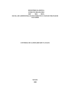 ESCOLA DE ADMINISTRA&Ccedil;&Atilde;O DO EX&Eacute;RCITO E