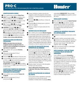 instru&ccedil;&otilde;es de programa&ccedil;&atilde;o do controlador