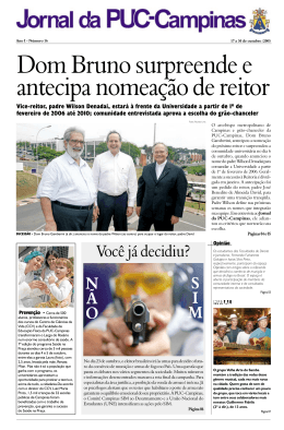 Voc&ecirc; j&aacute; decidiu? S I M N &Atilde; O - PUC