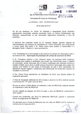 ATA ASSEMBLEIA POOL 2013