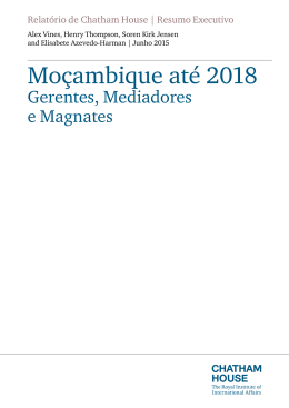 Moçambique até 2018