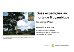 Duas expedições ao norte de Moçambique