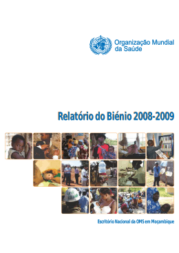 Relatório do Biénio 2008-2009