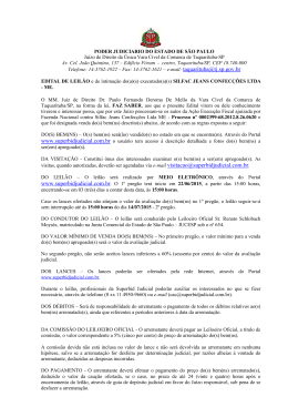 PODER JUDICIARIO DO ESTADO DE S&Atilde;O PAULO