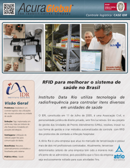 RFID para melhorar o sistema de saúde no Brasil