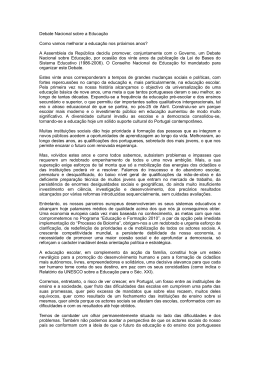 Como vamos melhorar a Educa&ccedil;&atilde;o nos pr&oacute;ximos anos?