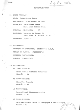 FILIA&Ccedil;&Atilde;O: Paulo Gomes Braga