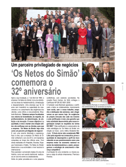 `Os Netos do Sim&atilde;o` comemora o 32&ordm; anivers&aacute;rio