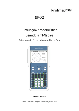 Simula&ccedil;&atilde;o probabil&iacute;stica usando a TI