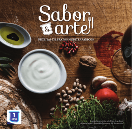 Receitas desenvolvidas pelo Chefe Jorge Sousa em parceria com a