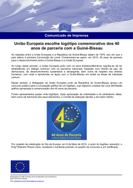 União Europeia escolhe logótipo comemorativo dos 40 anos de
