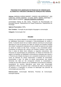 PROCESSO DE ELABORA&Ccedil;&Atilde;O DE PRANCHAS DE