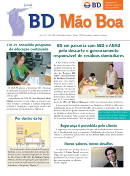 BD em parceria com SBD e ANAD pelo descarte e gerenciamento