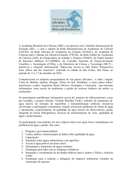 A Academia Brasileira de Ci&ecirc;ncias (ABC), em parceria com o