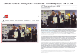 "APP firma parceria com o CENP".