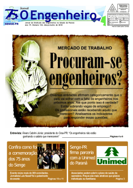 Senge-PR firma parceria com a Unimed do Paran&aacute; Confira como foi