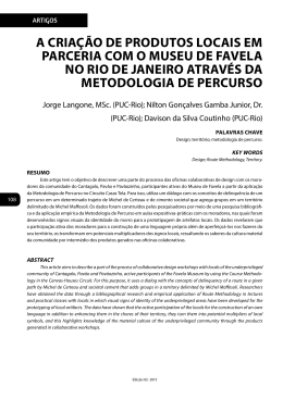 A CRIA&Ccedil;&Atilde;O DE PRODUTOS LOCAIS EM PARCERIA COM O
