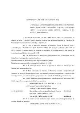 Lei 3558-2014 - TERMO DE PARCERIA ASSOCIAÇÃO