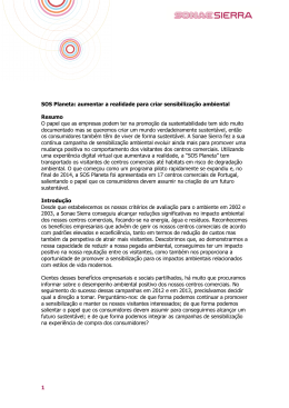 aumentar a realidade para criar sensibilização ambiental