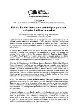 Editora Saraiva investe em m&iacute;dia digital para criar solu&ccedil;&otilde;es in&eacute;ditas