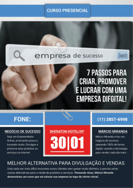7 passus para criar, promover e lubrar com uma