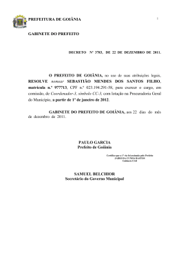 Decreto N. 3783 de 22/12/2011