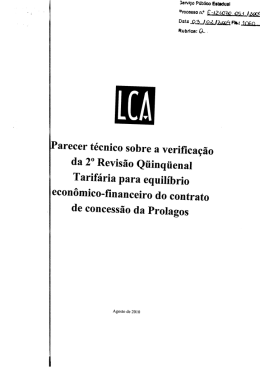 Parecer t&eacute;cnico sobre a veriﬁca&ccedil;&atilde;o