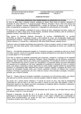 PARECER TÉCNICO - Viola de Bolso