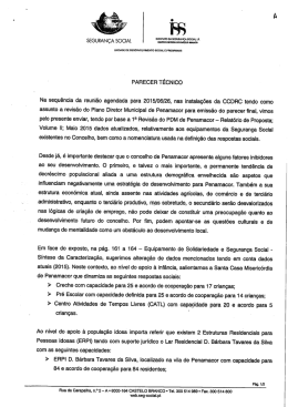 PARECER TÉCNICO - Câmara Municipal de Penamacor
