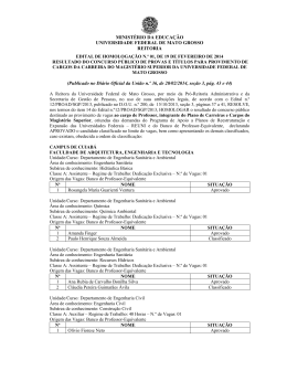 Publicado no Di&aacute;rio Oficial da Uni&atilde;o n.&ordm; 36, de 20/02