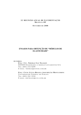 esclarecimento sobre os &ldquo;modulos&rdquo; em mec&acirc;nica dos solos