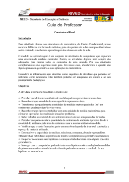 Guia do Professor - Sites de Projetos e Usu&aacute;rios da UFC Virtual