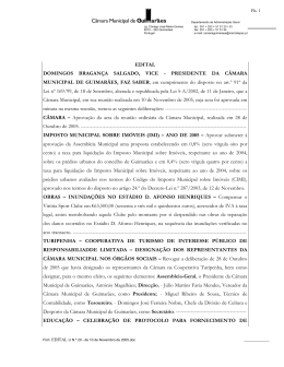 20-Edital de Reunião de 10 de Novembro de 2005