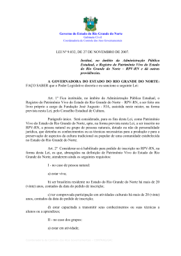 Lei Ord. n&ordm; 9.032 de 27/11/2007 - Assembleia Legislativa do Rio