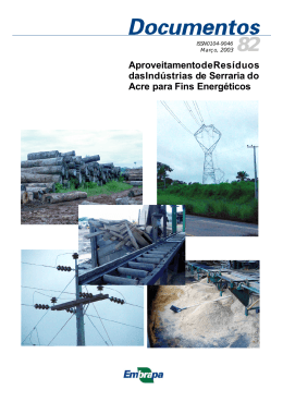 AproveitamentodeRes&iacute;duos dasInd&uacute;strias de Serraria do Acre