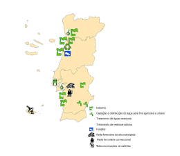 distribui&ccedil;ao de agua para fins agr&iacute;colas e urbano Capta&ccedil;&atilde;o e