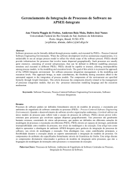 Gerenciamento da Integra&ccedil;&atilde;o de Processos de Software no APSEE