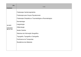 Fisioterapia Cardiorrespirat&oacute;ria Fisioterapia para Grupos