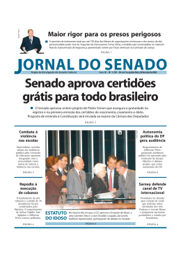 Senado aprova certid&otilde;es gr&aacute;tis para todo brasileiro