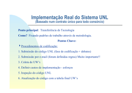 Implementação Real do Sistema UNL \(Baseado num contrato único