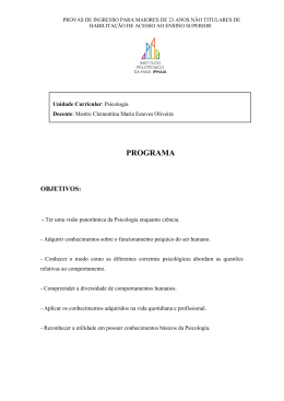 PROVAS DE INGRESSO NO ISMAI PARA MAIORES DE 23 ANOS