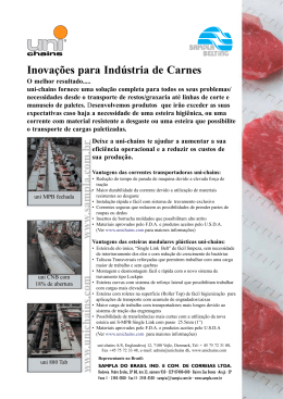 Inova&ccedil;&otilde;es para Ind&uacute;stria de Carnes ww w .unichains.com ww w