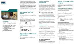 Utiliza&ccedil;&atilde;o do Cisco IPMA no modo linha proxy