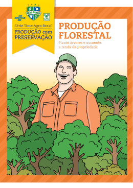 PRODU&Ccedil;&Atilde;O FLORESTAL